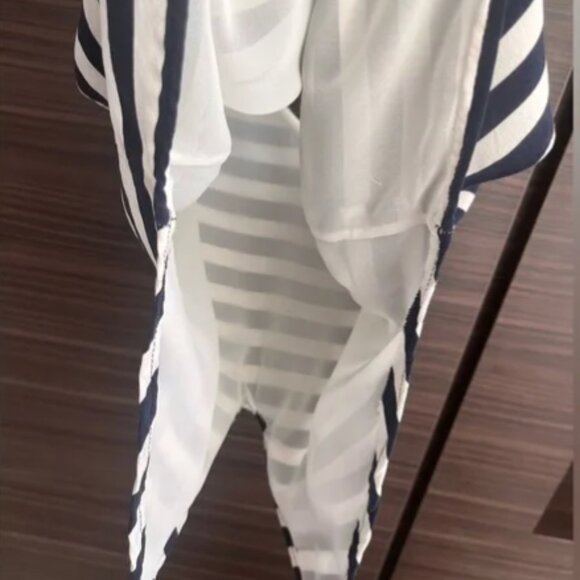 J. Crew Stripes Silk Top - Picture 4 of 4